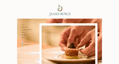 Desktop Screenshot of chefjamesboyce.com