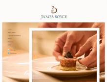 Tablet Screenshot of chefjamesboyce.com